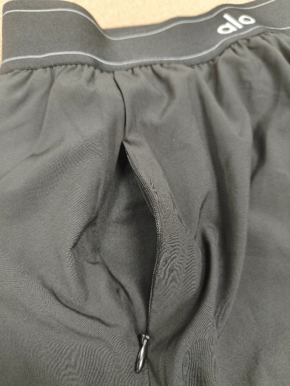 Alo Yoga Black Athletic NWT Shorts😎Tenniscore/Vacation Outfit/Minimal Wardrobe - Picture 6 of 8